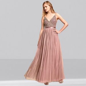 BHLDN Avery Dress- Violet- Size 6- NEW
